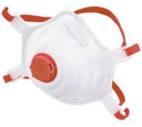 GIME 2575496 Masque anti poussières fines avec soupape FFP3 10 pc(s) EN 149:2001 + A1:2009 DIN 149:2001 + A1:2009