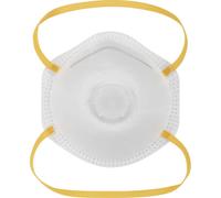 GIME 2575497 Masque anti poussières fines avec soupape FFP1 10 pc(s) EN 149:2001 + A1:2009 DIN 149:2001 + A1:2009