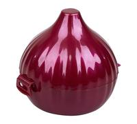 Gimel 544028 Boîte de conservation d’aliments forme oignon, en polycarbonate, avec couvercle, pour le stockage de vos oignons à la cuisine, réfrigérateur - L 9.5 cm x l 9 cm x H 10 cm