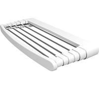 Gimi 1077007500000 - USTENSILES DE DECORATION - Telepack 70 tendoir mural en résine et aluminium, 5 m d`étendage