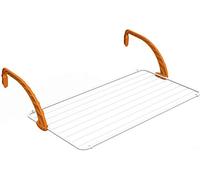 Vileda GIMI Étendoir à Linge Polar 100 pour Balcon, Acier et résine, 10 m d'étendage