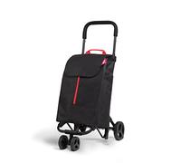GIMI Twin Black Shopping Trolley, 50 litri di capienza