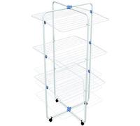 Gimi Vip 3 Étendoir tour à poser sur le sol en acier, 30 m d'étendage