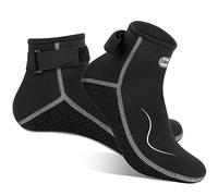 Gimilife Chaussettes de Plongée, Chaussettes en Néoprène 3mm pour Homme et Femme, Chaussettes Thermiques Chaussettes de Combinaison pour la Plongée Natation Surf Plongée en Apnée Voile Kayak