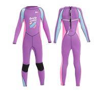Gimilife Combinaison Néoprène Enfant - Combinaison Plongée Enfant pour Mer, Surf et Natation | Combinaison Isotherme 2mm Garçon Fille, Modèle Intégrale ou Court pour Leçons de Plongée et Surf