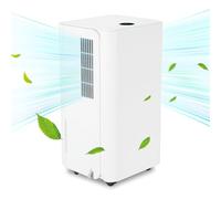 Gimisgu Déshumidificateur 16 l en 24 h - Capacité de déshumidification : environ 25 à 30 m² - Écran LED avec fonction minuterie