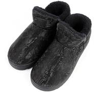 GImLy Chaussons Chauffants Femmes Hommes Chauffe-Pieds Lavable Chaussures Chauffantes Électriques Hiver Doublé Chaussures en Peluche Température Réglable Chaussons Chauffants Électriques,A,38/40
