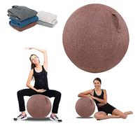 GImLy Housse Ball pour Ballon Fitness 55/65/75 Cm Couverture De Balle De Yoga Accouchement Assis Balle Chaise Housse Résistant À La Saleté Chaise Ballon avec Poignée,001,75cm/29.53inch