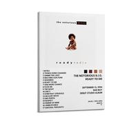 gimmygo The Notorious BIG-Ready To Die Poster sur toile esthétique - Peinture décorative vintage pour salon, chambre à coucher - 30 x 45 cm - Style cadre