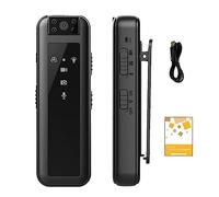 GIMOCOOL Mini caméra corporelle 1080P, Caméra de Poche Portable 1080P, avec la réduction de Bruit de Clip et la caméra CS07 DV sans Fil Portable de Vision pour la Voiture