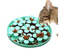 GIMOCOOL Tapis à lécher pour mangeoires lentes pour Chat - Tapis à lécher pour mangeoires lentes pour Chat,Réducteur d'anxiété d'ennui ; Parfait pour la Nourriture, Les friandises, Le Yaourt ou Le