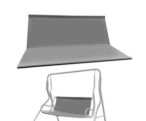 GIMOCOOL Toit de Rechange pour Balancelle Jardin, Housse Chaise Jardin Couvre-siège Swing, Universel Toile Exterieur, Imperméable Protection UV, 2 et 3 Places Vert