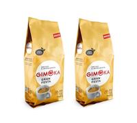 Gimoka - Cafè En Grains - 2 Kg - Mélange GRAN FESTA - Intensité 11 - Made In Italy - Paquet De 2 Paquets De 1 Kg