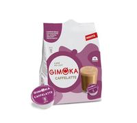 Gimoka - Caffelatte - 64 capsules compatibles avec machine à café Nescafé®* Dolce Gusto®* - 4 boîtes de 16 capsules - Made in Italy