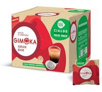 Gimoka Dosette Compostable, Mélange Gran Bar Intenso intensité 12/13-100 Dosettes en Papier de Café - Compatible Pour Easy Serving Espresso (Système ESE 44 mm)