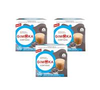 Gimoka Goût CORTADO AMER - 48 Capsules - Compatibles avec les Machines à Café de la Marque Nescafé Dolce Gusto - Produit en Italie (lot de 3 x 16)