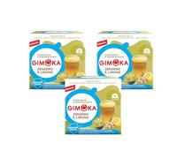Gimoka Goût GINGEMBRE ET CITRON Sucres Réduits - 48 Capsules - Compatibles avec les Machines à Café de la Marque Nescafé Dolce Gusto - Produit en Italie (lot de 3 x 16)
