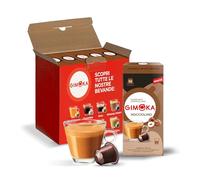 Gimoka Goût NOISETTES cappuccino - 50 Capsules Aluminium - Compatibles avec les machines à café à usage domestique Nespresso* - Produit en Italie (lot de 5 x 10)