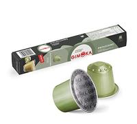 Gimoka Goût PISTACHE - 100 Capsules Aluminium - Compatibles avec les machines à café à usage domestique Nespresso* - Produit en Italie (lot de 10 x 10)