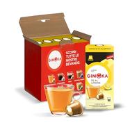 Gimoka Goût THÉ AU CITRON - 50 Capsules Aluminium - Compatibles avec les machines à café à usage domestique Nespresso* - Produit en Italie (lot de 5 x 10)