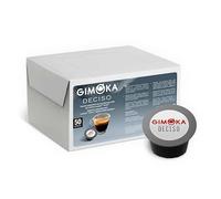 Gimoka Mélange Deciso intensité 13/13-50 Capsules - Compatibles avec les machines à café de la marque Lavazza* Firma* - Produit en Italie
