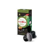 Gimoka Mélange Espresso Brasile 100% Arabica intensité 8/13-100 Capsules Aluminium - Compatibles avec les machines à café à usage domestique Nespresso* - Produit en Italie (lot de 10 x 10)