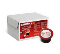 Gimoka Mélange Intenso intensité 12/13-50 Capsules - Compatibles avec les machines à café de la marque Lavazza* Firma* - Produit en Italie