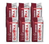 GIMOKA Professional Armonioso - Café en Grains Riche et Enveloppant, Intensité 8, Torréfaction Légère, Lot de 6 x 1 kg (6 kg)