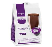 Gimoka Puro Aroma Cioccolata, Hot Chocolate, Capsules de Cacao Compatible Nescafé Dolce Gusto, Lila 16 Capsules/ Portions