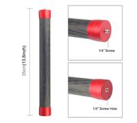 GimRhfiber de carbone extension monopode pôle plus récent anciers extensible pour DJI Ronin S SC Ronin-S2 RS2 Moza - red-A158761