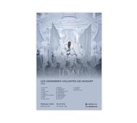 GIMS Poster sur toile pour décoration de chambre à coucher, bureau, chambre à coucher Motif Rap Les Dernières Volontés de Mozart