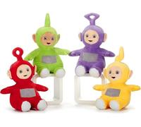 GIMSS Compatible avec Peluche Teletubbies Po, Tinky-Winky, Laa-Laa, Dipsy Peluche 37cm (Lot de 4 Teletubbies)