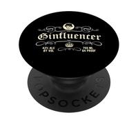 Gin Design Ginfluencer Label Couronne Beefeater PopSockets PopGrip Adhésif