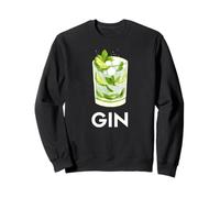 Gin Lovers Collecteurs de Boissons Gin Tonic Sweatshirt
