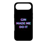Gin Made Me Do It Funny Drinking Alcohol Party Lover Coque pour iPhone Air