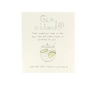 Gin O'Clock Carte de vœux humoristique pour anniversaire Inscription « Wonderful Part Of The Day »