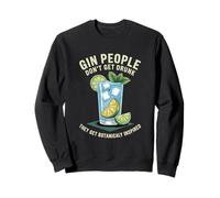 Gin People Dont Get Drunk They Get Botanicaly Inspired Sweatshirt
