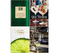 Gin the Manual, gin tonica, 101 gins to try before you die, cocktails parisiens 4 livres collection set