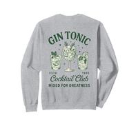 Gin Tonic pour Cocktails Gin Lovers Vintage Social Club Sweatshirt