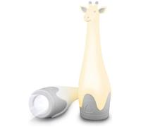 GINA la girafe - Veilleuse et lampe torche grise Gris G
