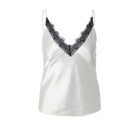 Gina Tricot Haut noir / coquille d'oeuf, Taille XS-S