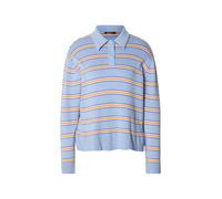 Gina Tricot Pull-over bleu / bleu clair / orange / blanc, Taille S