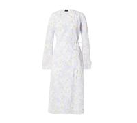 Gina Tricot Robe bleu pastel / moutarde / blanc, Taille 36