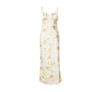 Gina Tricot Robe d’été ivoire / jaune / vert clair / rose ancienne, Taille 42