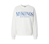 Gina Tricot Sweat-shirt bleu / blanc cassé, Taille XL