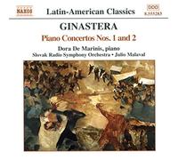 Dora De Marinis – Ginastera : Concertos pour piano n°1 et n°2 – CD – NAXOS