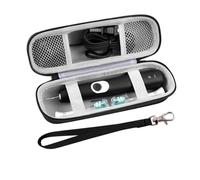 Ginddy Étui de protection pour Oral B/Oral-B Pro/Phlips Sonicare, elektrische zahnbürste etui reiseetui mit 2 Zahnbürsten Kopf Silikon, Tragbare Elektrische Zahnbürste Reisebox, noir, Noir