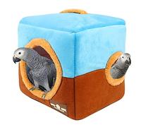 GINDOOR Nichoir pour Perroquet de Grande Taille - Oiseau Chaud d'hiver blottissant à Suspendre pour Oiseaux de Grande Taille, Grotte pour Grands Oiseaux, amazones, perroquets Gris africains, cacatoès
