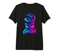 Ginga Chemise drôle de Combattant de Capoeira Roda T-Shirt Haut de Gamme