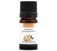 GINGEMBRE BIO - 5 mL - Huile Essentielle de Qualité Premium - 100% Pure, Naturelle, Garantie ChromaCert - Chémotypée et Intégrale - La Compagnie des Sens